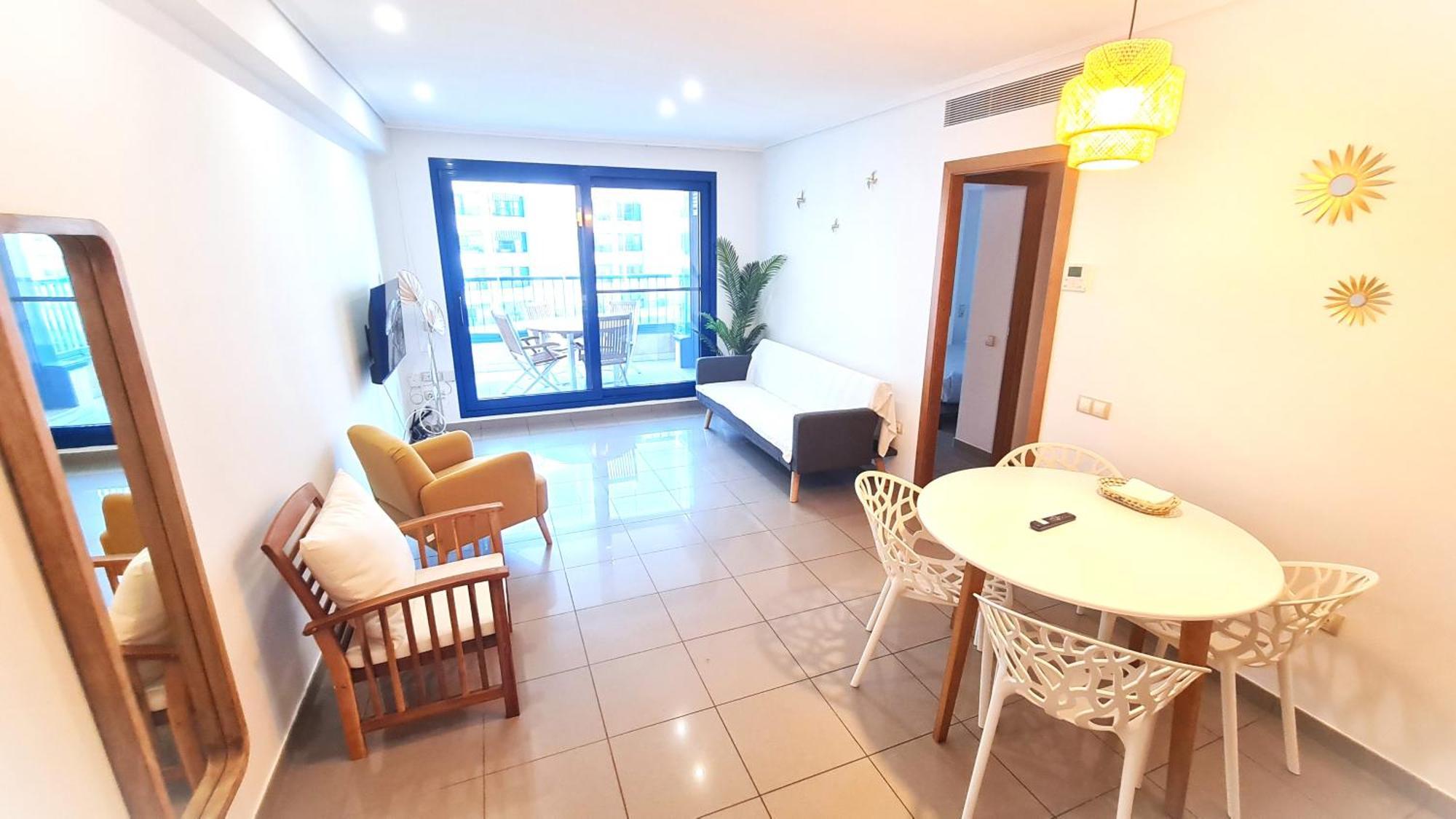 Beach Valencia Luxury D15-9 Apartment With Terrace And Sea Views With Two Rooms Exterior photo